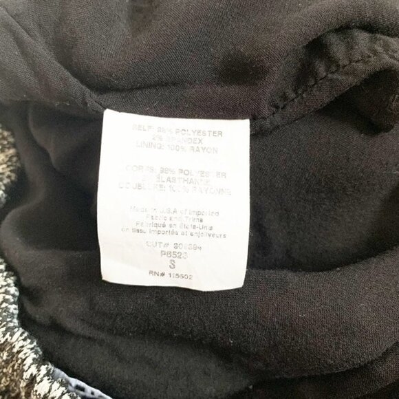 5/$25 Azalea San Francisco Made in USA black white plaid skinny trouser pants - Picture 6 of 9